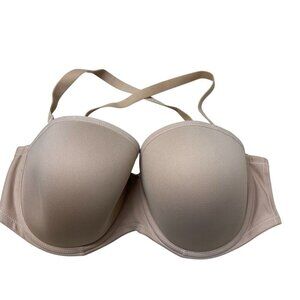 Elomi Women’s Smooth Strapless Underwire Bra 4300 Firm Support US 38G UK 38F